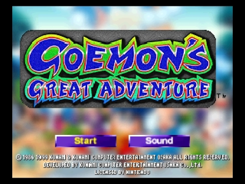 Goemon's Great Adventure