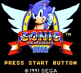 Game: Sonic the Hedgehog